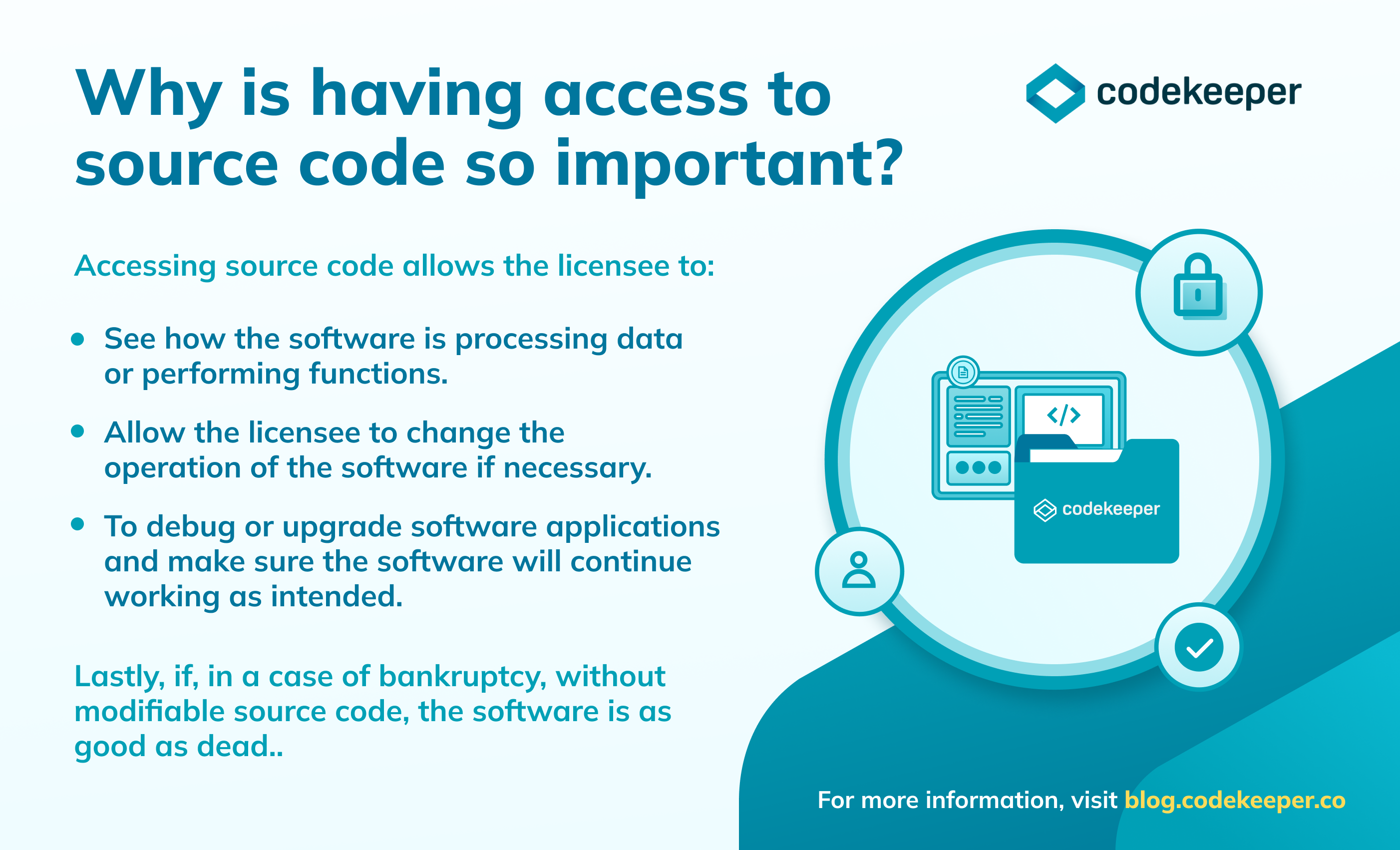 Codekeeper why is having access to source code so important?